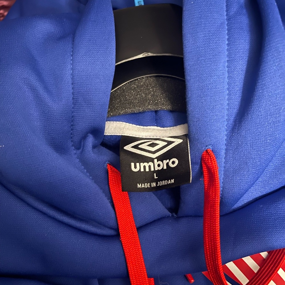 Vintage Umbro USA Sweatshirt Blue Red White